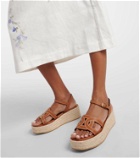 Tod's Leather espadrille sandals