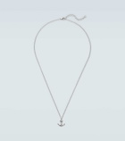 Mateo Anchor Lock Small sterling silver chain necklace