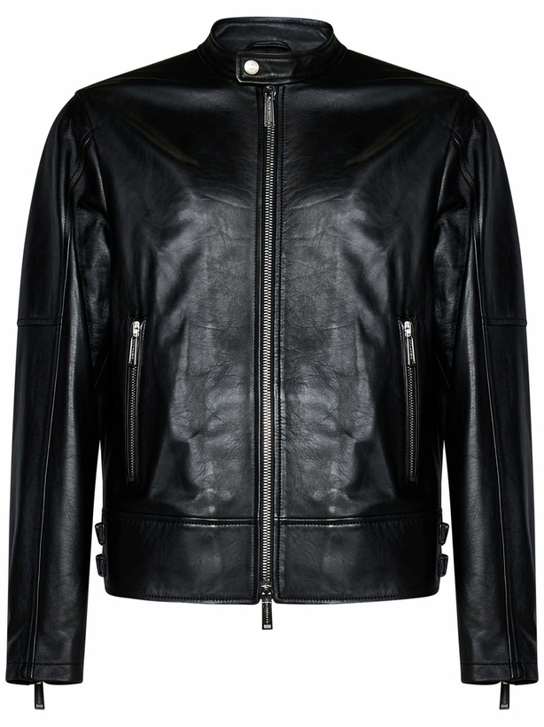 Photo: Dsquared2 Leather Biker Jacket