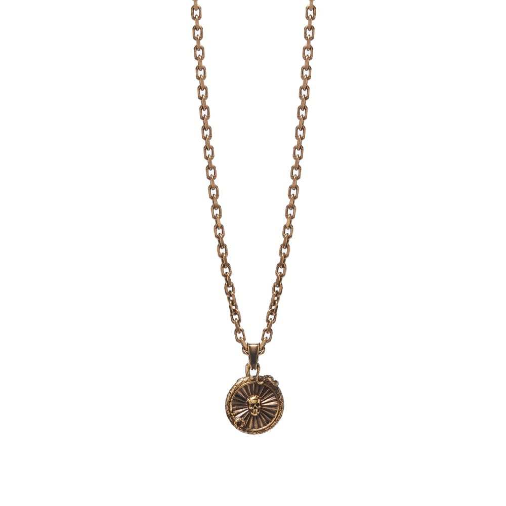 Alexander McQueen Snake Coin Necklace Alexander McQueen