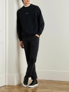 Rapha - Logo-Embroidered Organic Cotton-Jersey Sweatshirt - Black