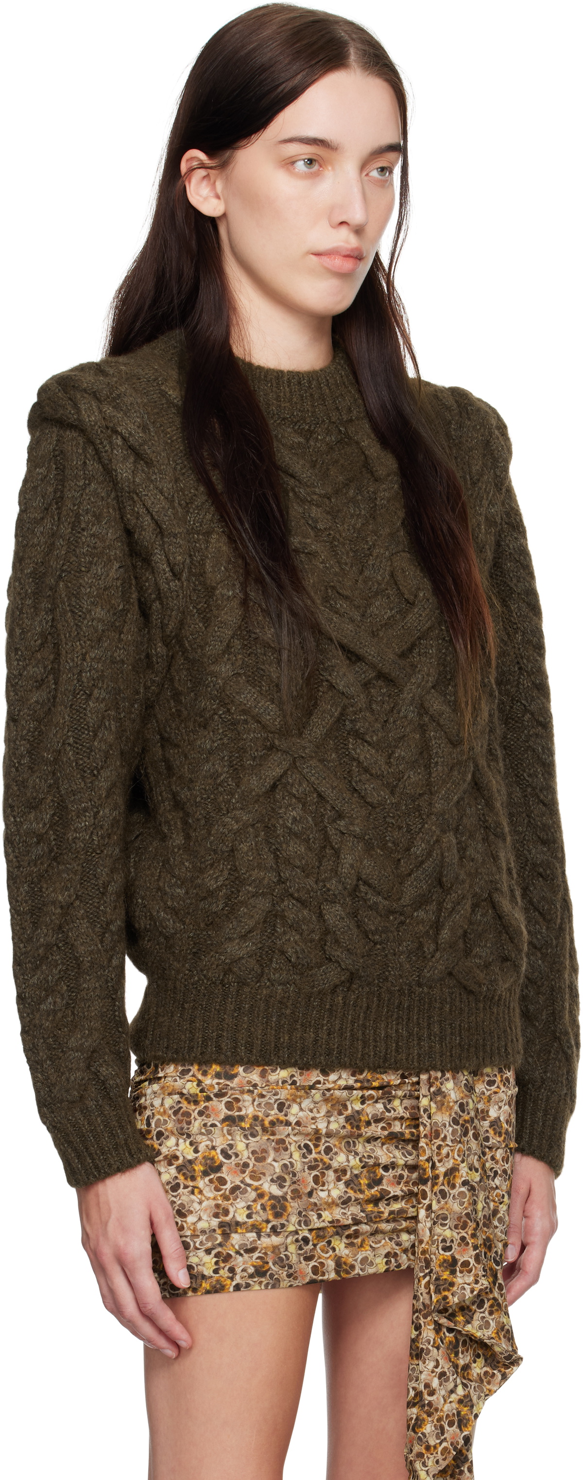 Isabel Marant Khaki Basiliane Sweater