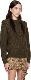 Isabel Marant Khaki Basiliane Sweater