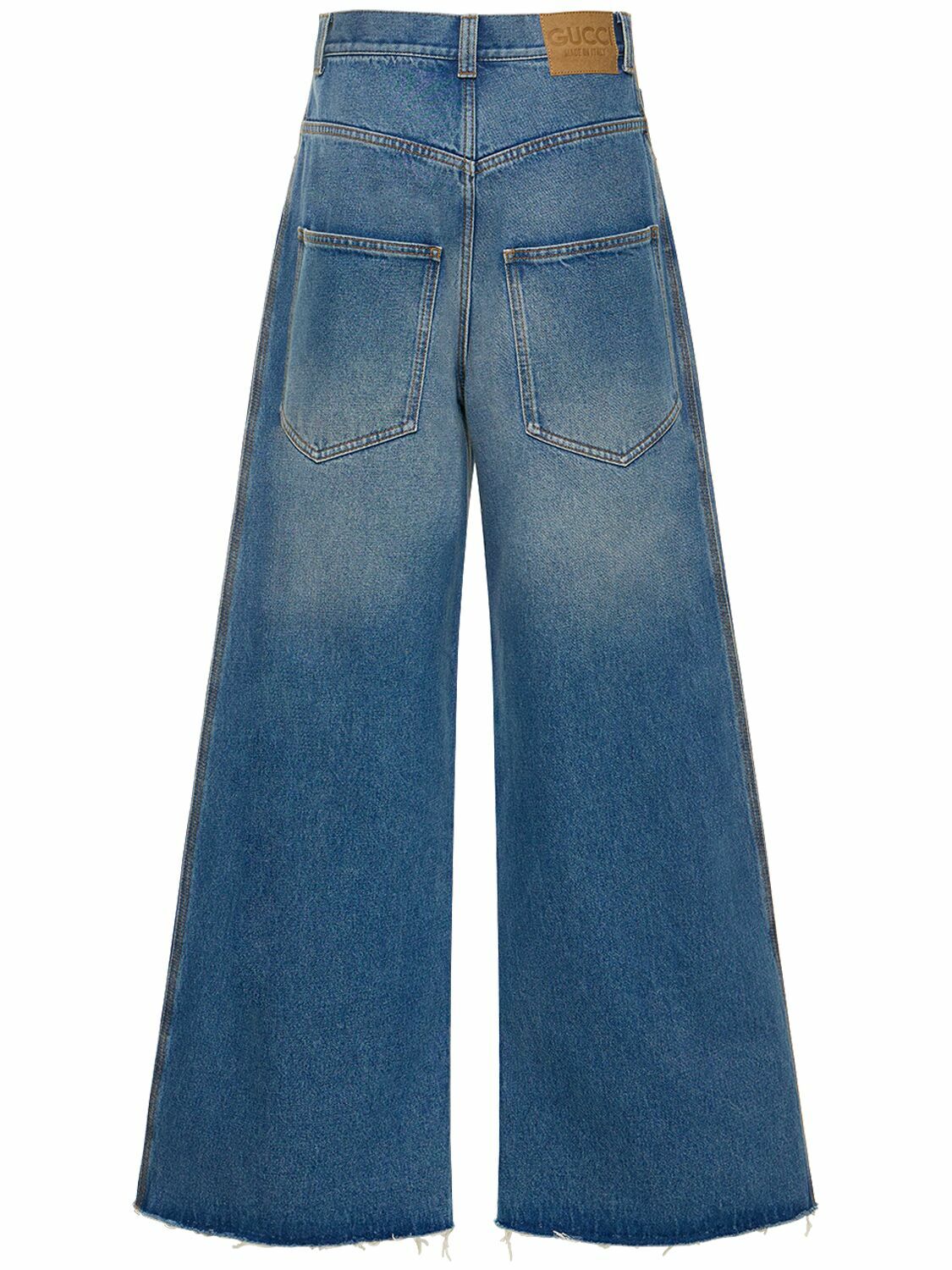 GUCCI - Denim Pants W/ Slim Horsebit Gucci