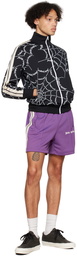 Palm Angels Purple Classic Track Shorts