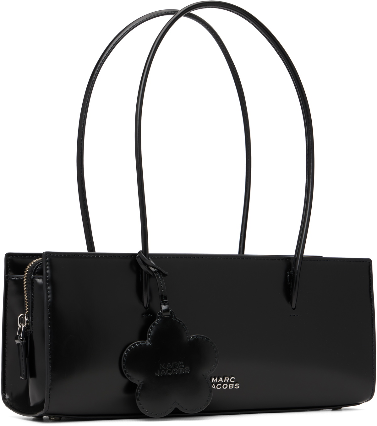 Marc Jacobs Black 'The Glam Mirror Satchel' Bag