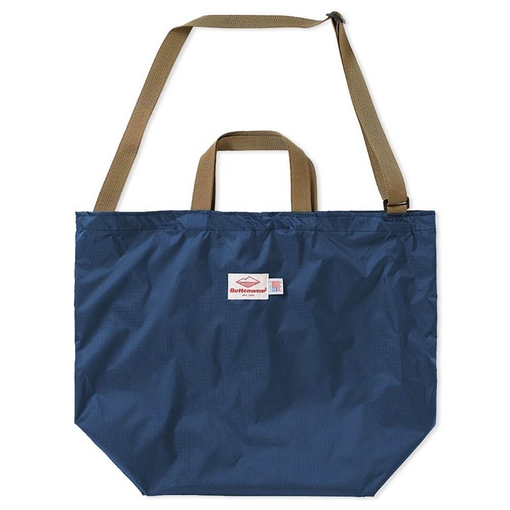Photo: Battenwear Packable Tote Bag Blue