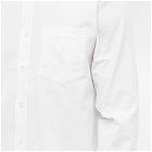 Norse Projects Men's Algot Oxford Monogram Button Down Shirt in White