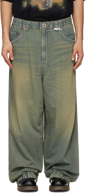 Photo: Maison MIHARA YASUHIRO Blue Light Wide Jeans