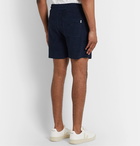 NN07 - Cameron Cotton-Terry Drawstring Shorts - Blue