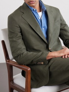 De Petrillo - Linen Blazer - Green
