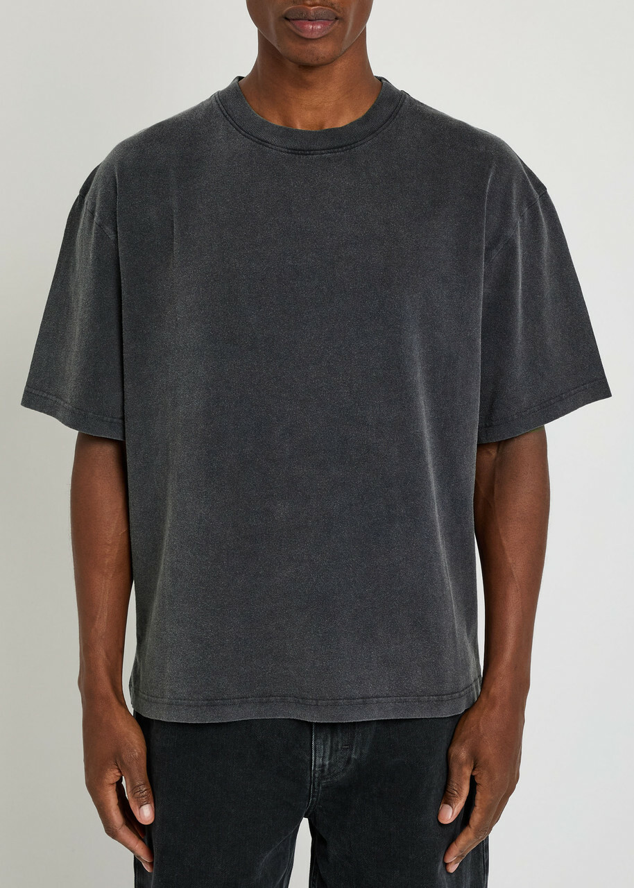 Axel Arigato Typo Summer Logo-appliqué Cotton T-shirt Black