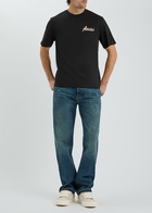 Amiri City Logo-print Cotton T-shirt Black