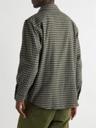 A.P.C. - Leo Checked Cotton-Blend Shirt - Green