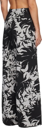 Dries Van Noten Black & White Loose Sweatpants