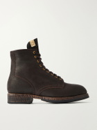 Visvim - Brigadier Leather Lace-Up Boots - Brown