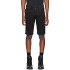 Diesel Black Denim D-Krooshort Shorts