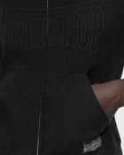 032c Victor Tight Zip Up Hoodie Black Hoodies/Zippers