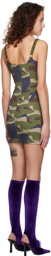 adidas x IVY PARK Green Camouflage Minidress