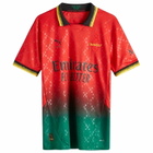 Puma x AC Milan x Off-White Goalkeeper Jersey in Red/Black