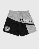 Mitchell & Ness Nfl Nylon Utility Short Oakland Las Vegas Raiders Black/Grey - Mens - Sport & Team Shorts