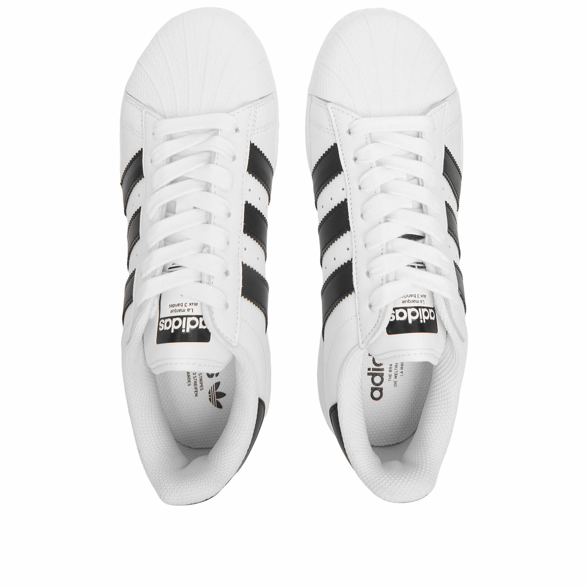 Womens adidas clearance superstar black stripe