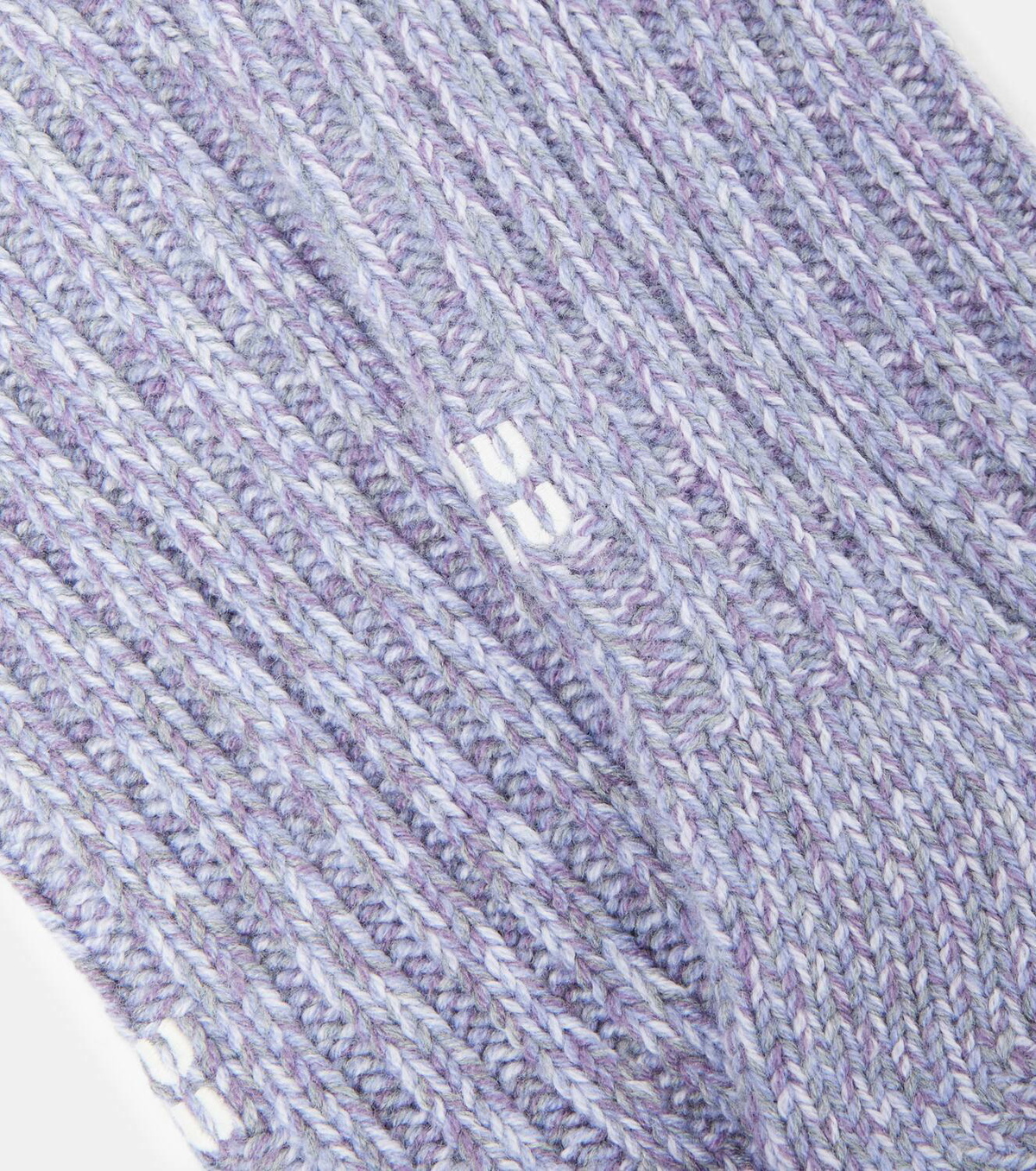 Miu Miu Logo cashmere and wool socks