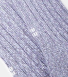 Miu Miu Logo cashmere and wool socks