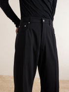 Rick Owens - Geth Straight-Leg Virgin Wool Trousers - Black