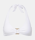 Heidi Klein Milos halterneck bikini top