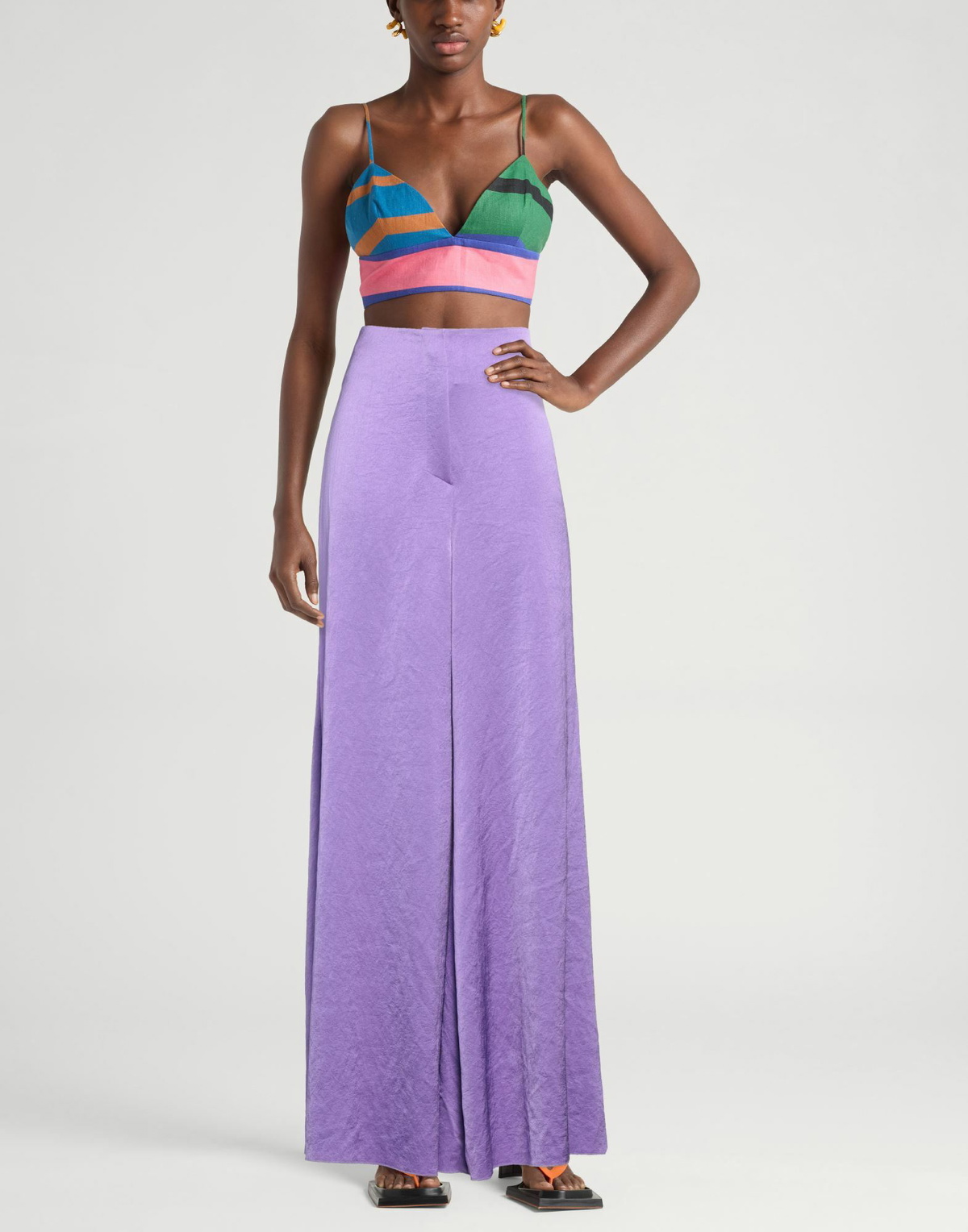 Nanushka Womens Pants in Purple