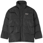 Balenciaga Men's Political Campaign Puffer Jacket in Black