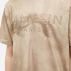 Balmain Men's Desert Oversize T-Shirt in Sand/Mole