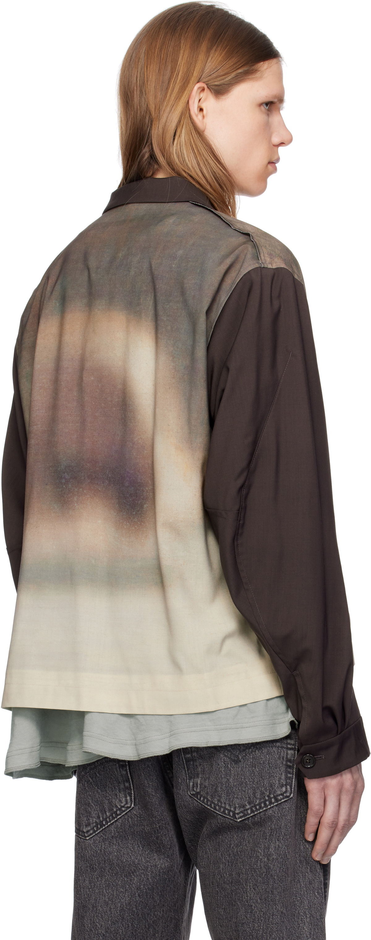 UNDERCOVER Brown & Beige UC1E4203-1 Jacket