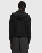 032c Victor Tight Zip Up Hoodie Black Hoodies/Zippers