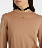 Dolce&Gabbana DG cashmere and silk sweater