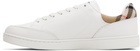 Burberry White Leather Set Sneakers​