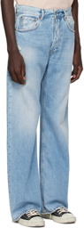 Acne Studios Blue Loose Fit Jeans