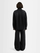 ANNAGRETA Luce Black Wash Denim Shirt