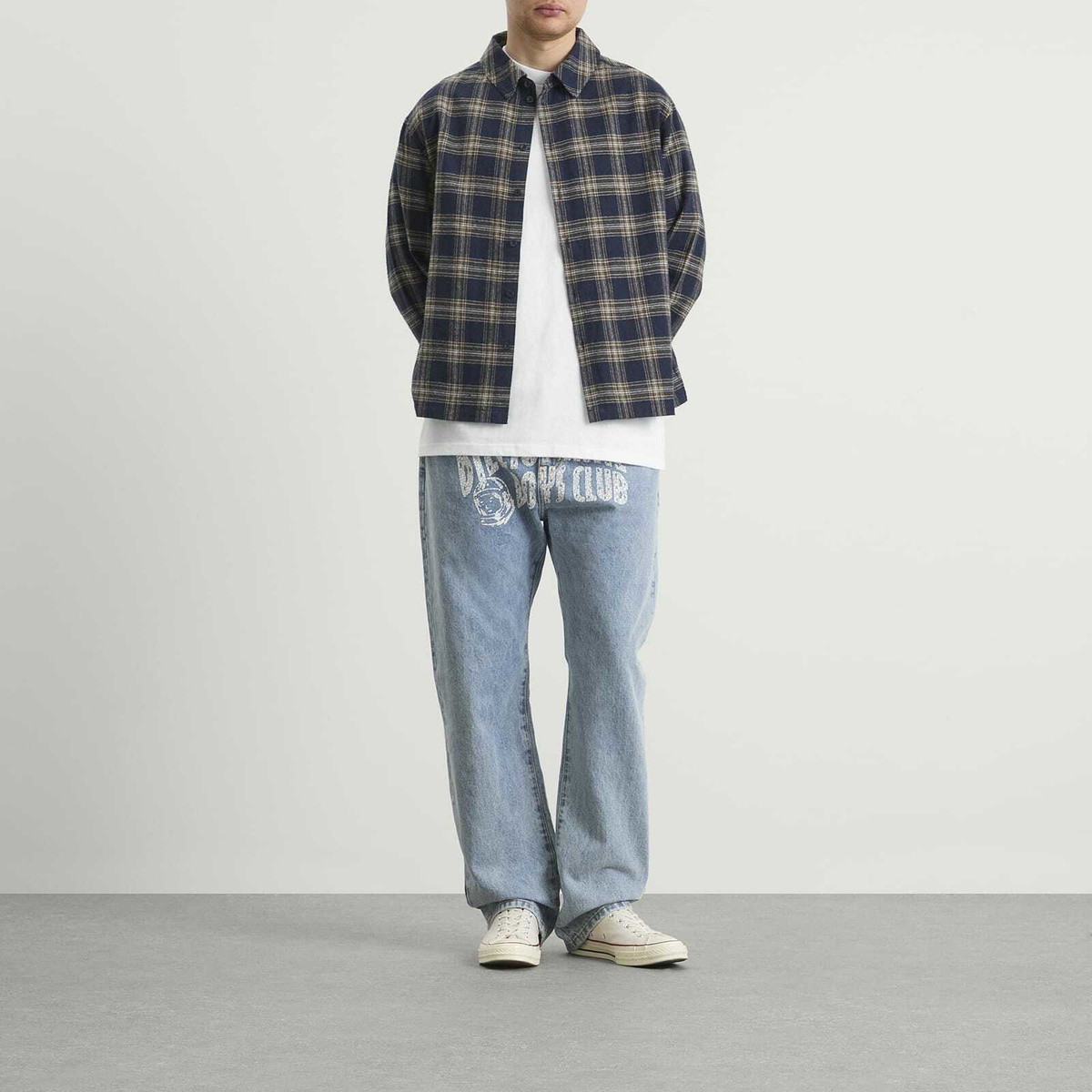 Billionaire Boys Club Men's Arch Logo Denim Jeans in Light Wash Blue