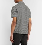 Massimo Alba - Striped Cotton and Linen-Blend Polo Shirt - Blue