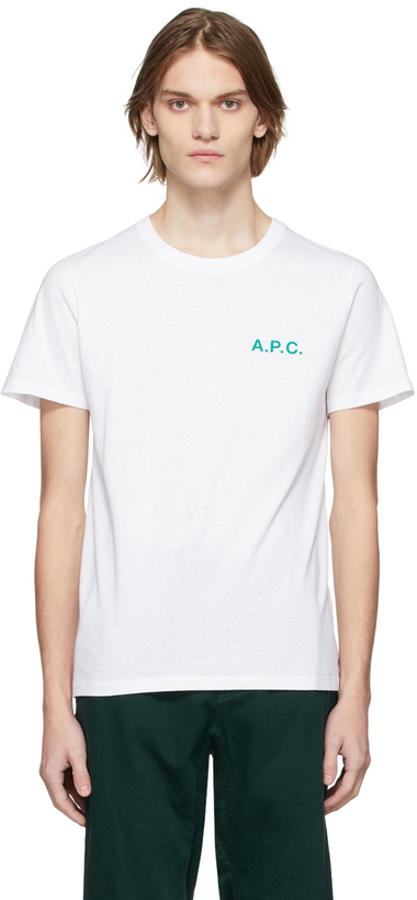 Photo: A.P.C. White Mike T-Shirt