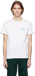 A.P.C. White Mike T-Shirt