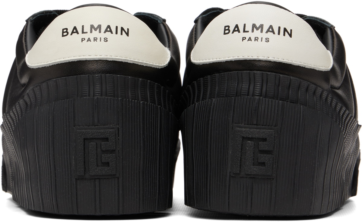 Balmain Black Riff Low Sneakers