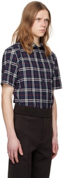 Burberry Blue Check Shirt