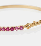Melissa Kaye Lenox 18kt gold bracelet with sapphires