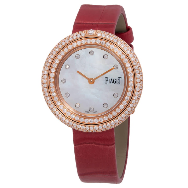 Photo: Piaget Possession Quartz Diamond White Mother of Pearl Dial Ladies Watch G0A45092