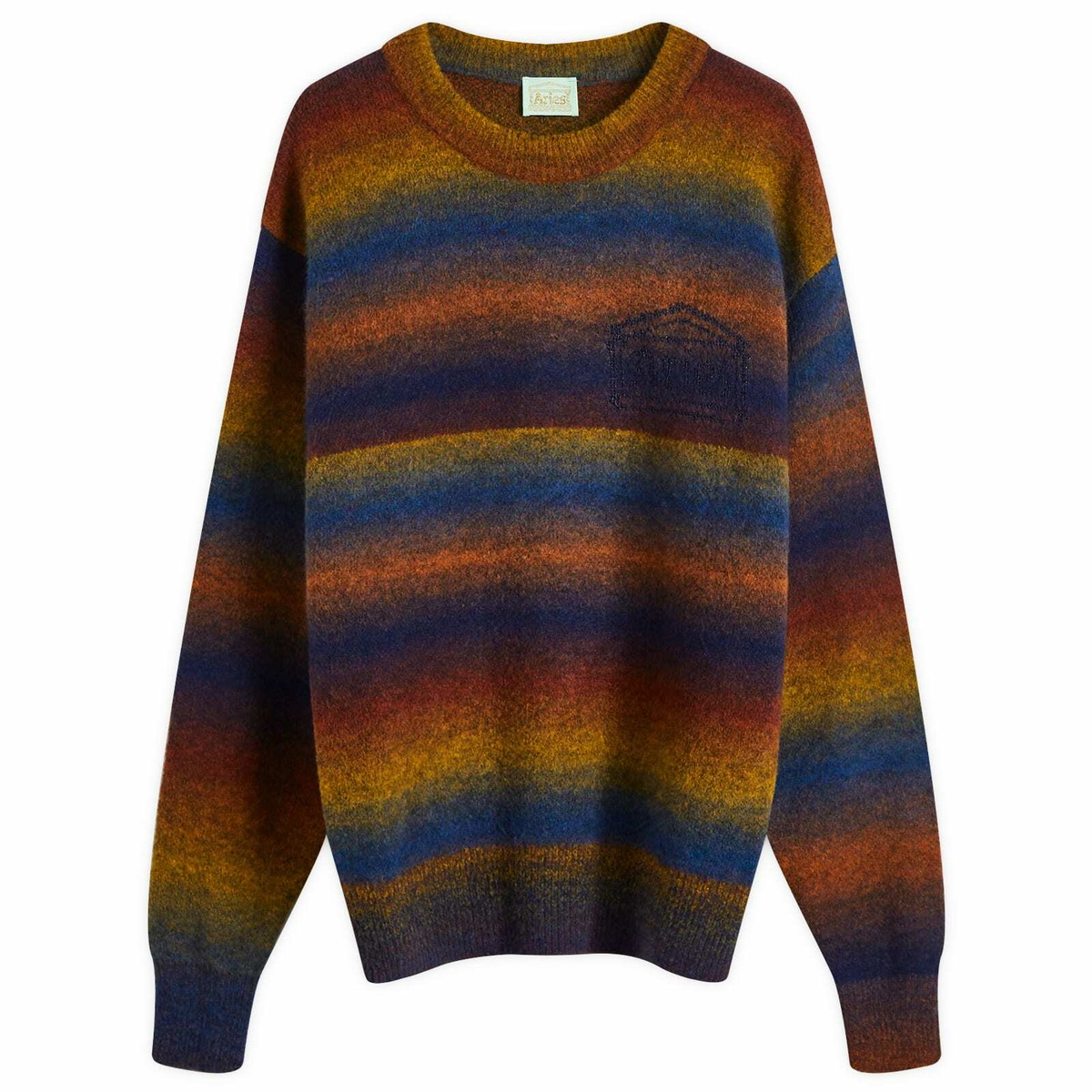 Aries Men's J'Adoro Crew Sweat in Black ARIES