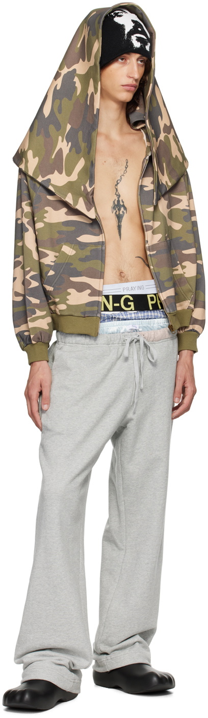 Praying Gray Underwear Sweatpants