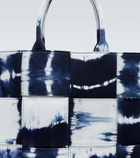 Bottega Veneta Acro Large tie-dye denim tote bag